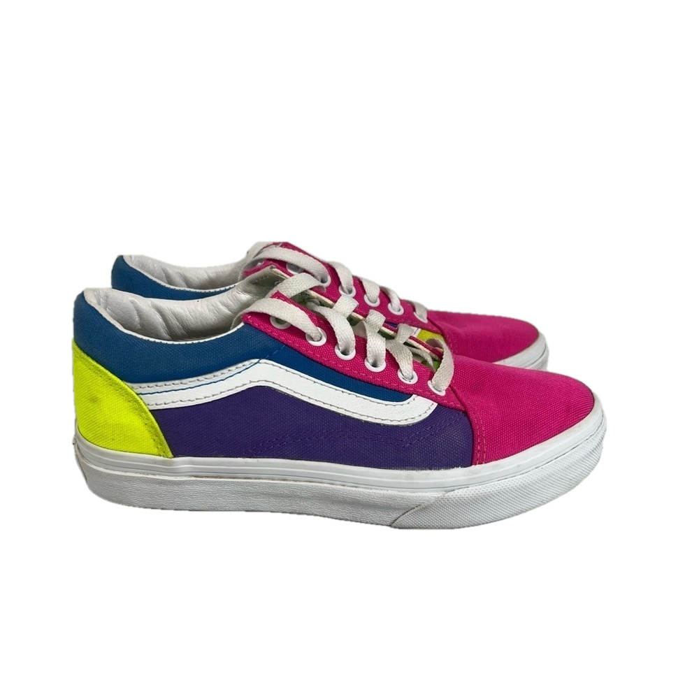 Vans Old Skool Neon Color Block Kids' Shoe Size 3 #996